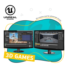 Unreal Engine 4. Игровой движок - КИБЕРшкола программирования для детей, компьютерные курсы для школьников, начинающих и подростков - KIBERone г. Ямное