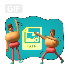 Gif-анимация - КИБЕРшкола программирования для детей, компьютерные курсы для школьников, начинающих и подростков - KIBERone г. Ямное