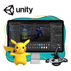 Мир игр на Unity 2D на популярном движке + AI-помощники - КИБЕРшкола программирования для детей, компьютерные курсы для школьников, начинающих и подростков - KIBERone г. Ямное